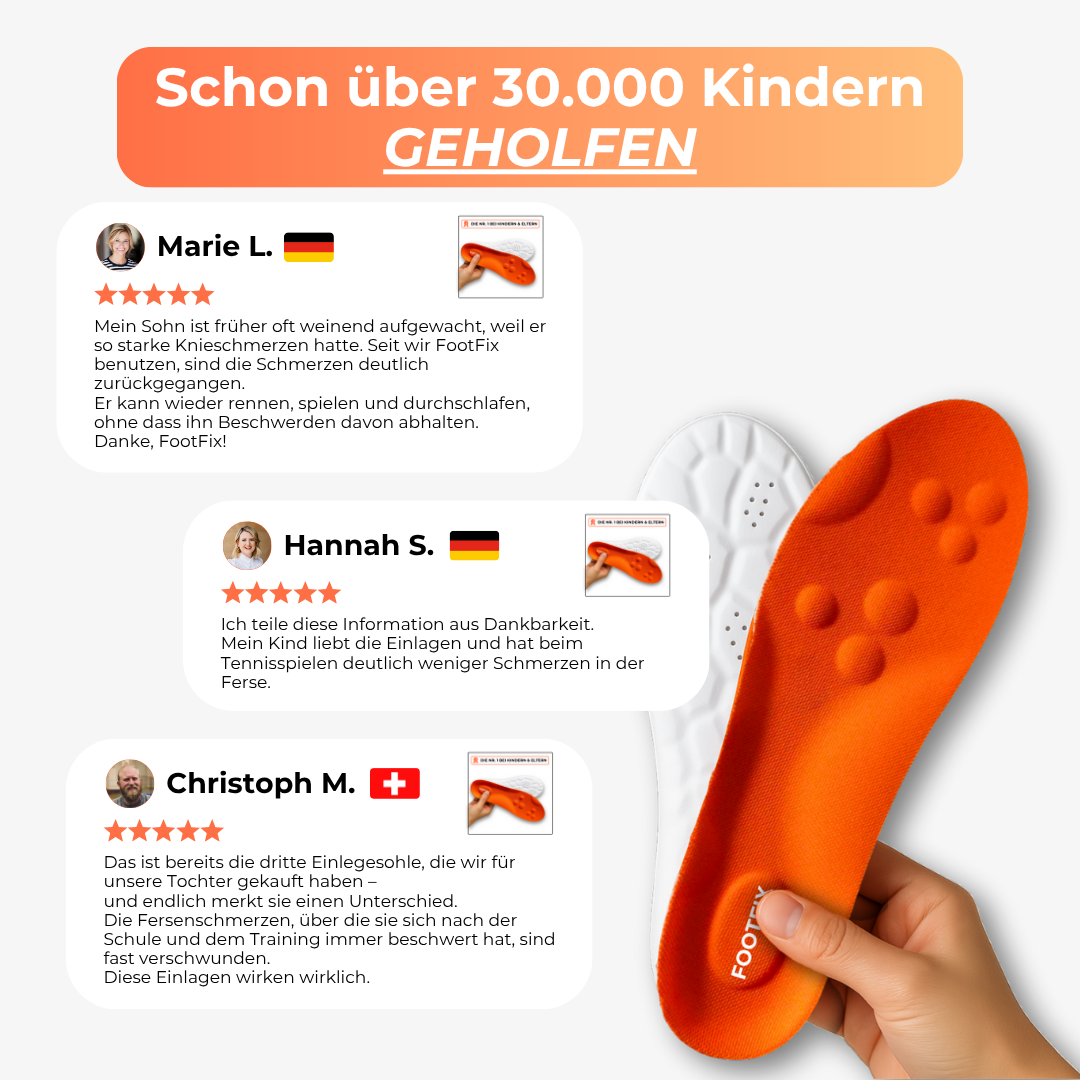 FootFix™ - Massage Schuhsohlen für Kinder
