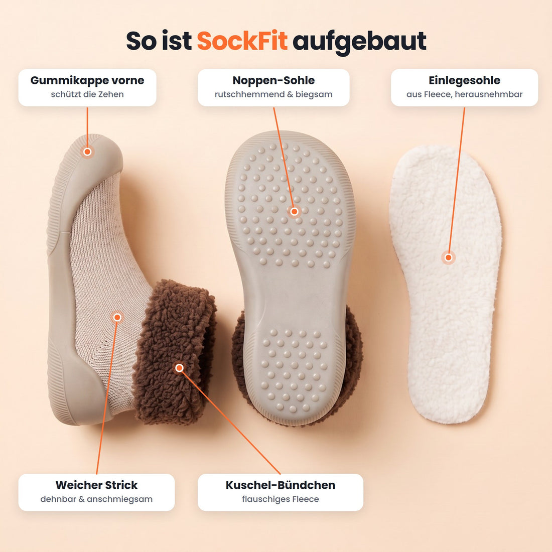 SockFit - Winterschuhe für Kinder