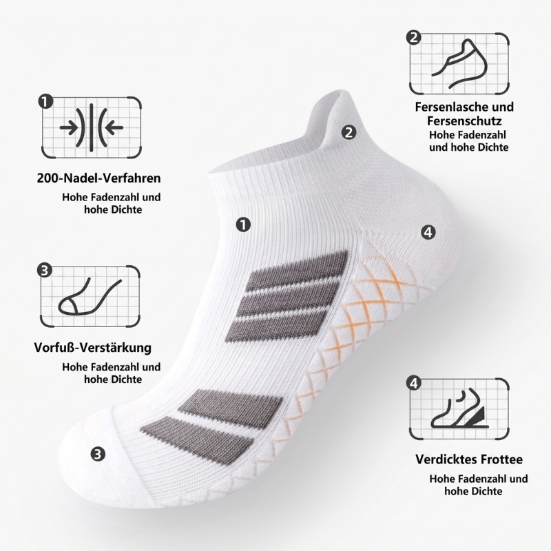 FootFix - Stabilisierende Sneakersocken