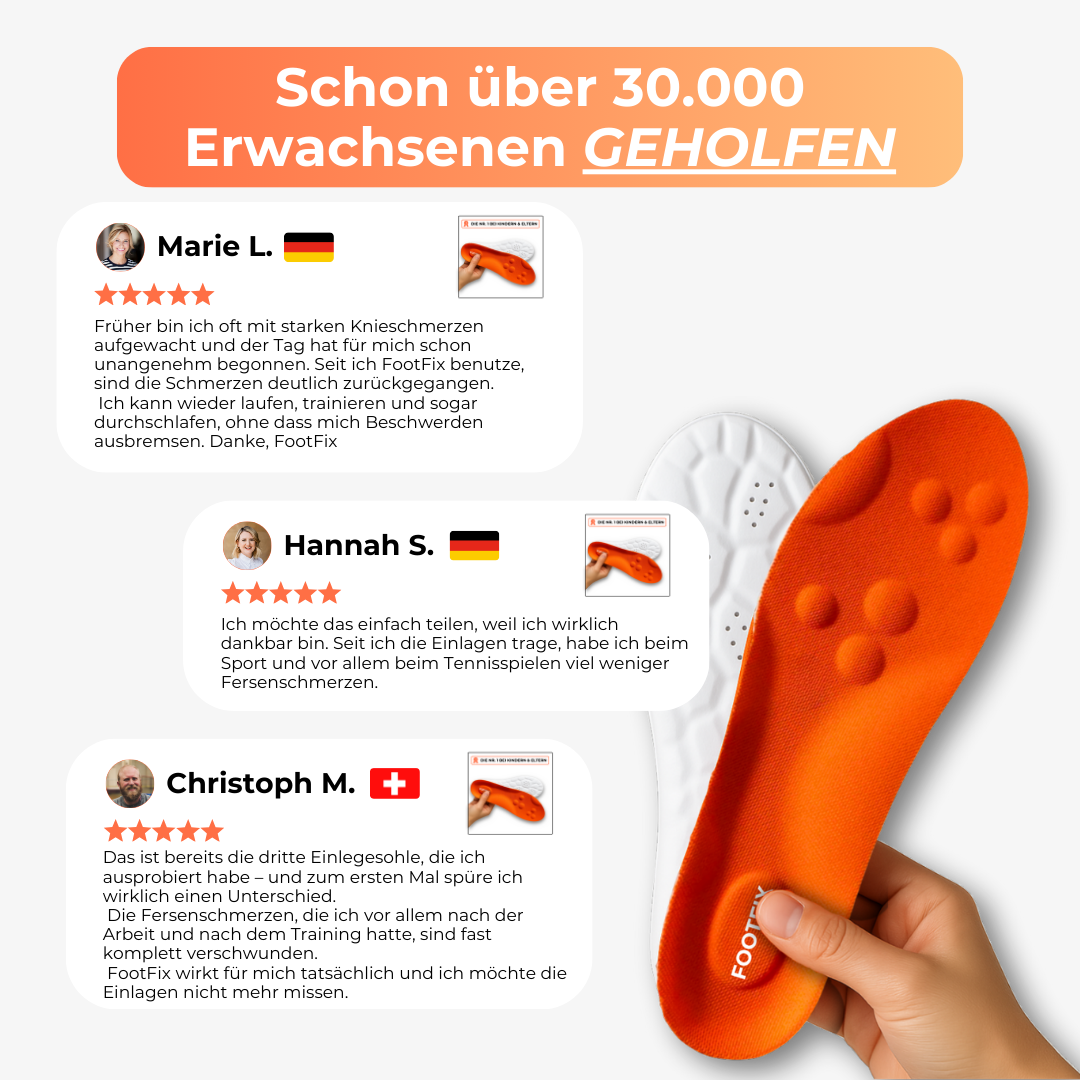 FootFix™ - Massage Schuhsohlen für Erwachsene