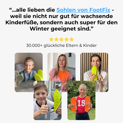 FootFix™ - Kaschmir Wintersohlen für Kinder